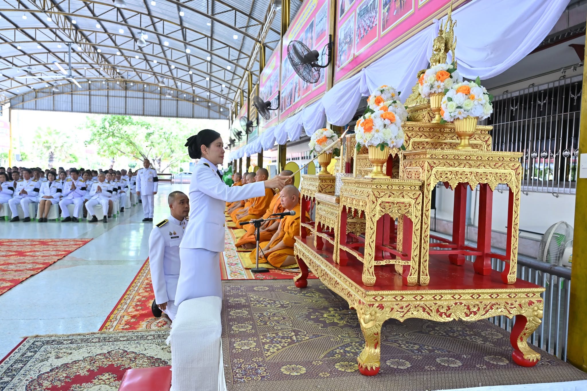 title - ส.ป.ก.นครปฐม เข้าร่วมพิธีเจริญพระพุทธมนต์เฉลิมพระเกียรติ เนื่องในโอกาสวันคล้ายวันประสูติ สมเด็จพระเจ้าน้องนางเธอ เจ้าฟ้าจุฬาภรณวลัยลักษณ์ อัครราชกุมารี กรมพระศรีสวางควัฒน วรขัตติยราชนารี